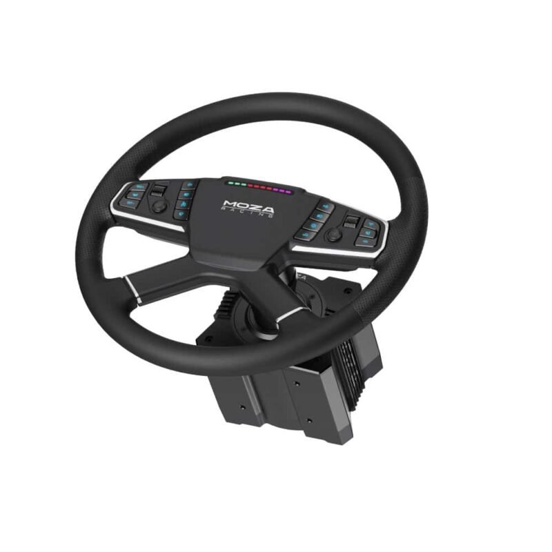 Moza TSW Truck Wheel on Moza wheelbase