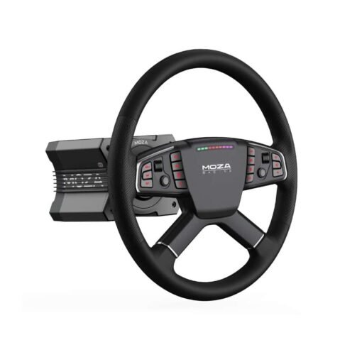 Moza TSW Truck Wheel on wheelbase from side