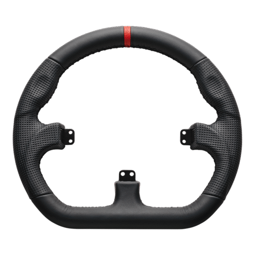 Asetek Closed D Black Leather Rim