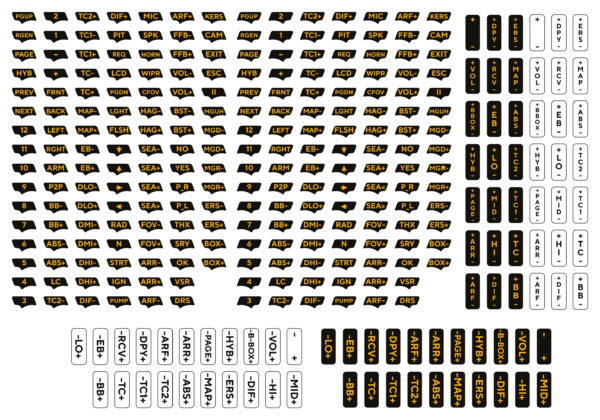 Asetek Orange Sticker Sheet